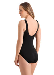 Shape Solver SPORT Shape Solver Sport Women's Curve Control Scoopneck Tank One Piece Swimsuit