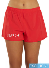 JOLYN Women's Janie Lifeguard Logo Run Short