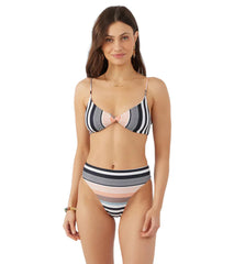 O'Neill Women's Swim Merhaba Stripe Max Bikini Bottom