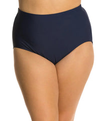 Shapesolver by Penbrooke Plus Size Solid Basic Bottom