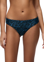 prAna Women's Mallorca Black Seaweed Reversible Bikini Bottom