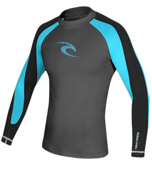 Rip Curl Guys' Classic L/S Wave 6oz Rashguard