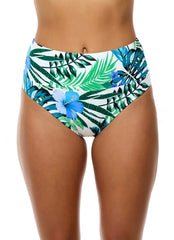 Next by Athena Women's Aloha Harmony High Waist Bikini Bottom
