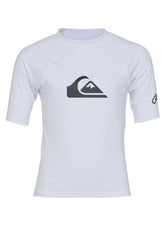 Quiksilver Boys' All Time Short Sleeve UPF 50 Rash Guard