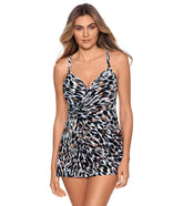 Miraclesuit Women's Fur Realz Adora Swim Dress