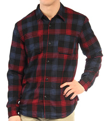 Rip Curl Guys' Windward L/S Sherpa Lined Flannel Shirt