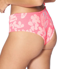 Hurley Women's Max Flower Scrunch Adjustable Retro Bikini Bottom
