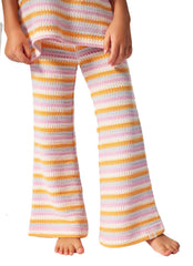 Rip Curl Girls' Rainbow Tide Stripe Pant (Toddler, Little Kid)