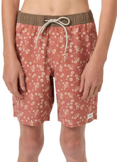 O'Neill Boys' Hermosa Retro 16" Elacstic Waist Swim Trunk (Big Kid)