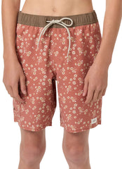 O'Neill Boys' Hermosa Retro 16" Elacstic Waist Swim Trunk (Big Kid)