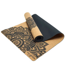 Yoga Design Lab Mandala Cork Mat 70" 3.5mm