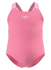 Speedo Girls' Color Block Medalist One Piece Swimsuit (Baby, Toddler, Little Kid)