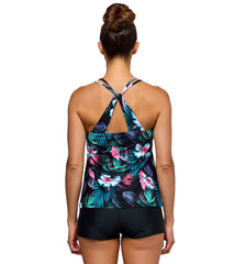 Next by Athena Women's Polynesian Paradise Tankini Top