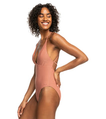 Roxy Women's Coconut Crew Strappy HL One Piece Swimsuit