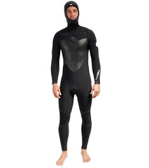 Rip Curl Men's Flash Bomb 5/4mm Chest Zip Hooded Fullsuit
