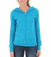 Hurley Women's Solid Slim Fleece Zip Hoodie