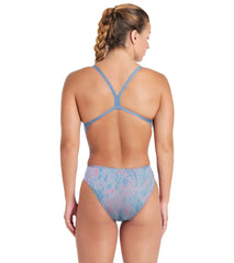 Arena Women's Lydia Jacoby Flowers Challenge Back One Piece Swimsuit