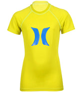 Hurley Youth Girls' Horizon S/S Rash Guard (7-14)