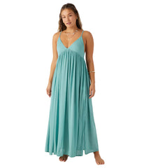O'Neill Women's Swim Saltwater Solids Mel Maxi Cover Up Dress