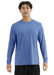TYR Men's SunDefense Long Sleeve UPF 50+ Swim Shirt