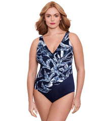 Miraclesuit Plus Women's Tropica Toile Oceanus Plus One Piece Swimsuit