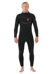 Rip Curl Men's Flashbomb Fusion Chest Zip Hooded 5/4 Fullsuit Wetsuit