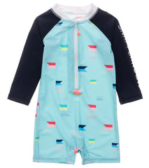 Snapper Rock Boys' Maritime Fliers Long Sleeve Sunsuit (Baby, Toddler)
