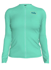 Nike Women's Long Sleeve Zip Hydro Rash Guard