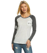 Rip Curl Women's Surf Check Long Sleeve Pocket Tee