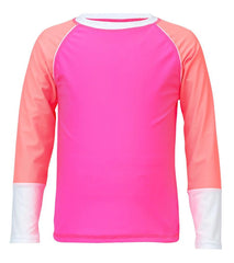 Snapper Rock Girls' Long Sleeve Rash Guard Top (Toddler, Little Kid, Big Kid)