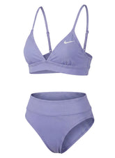 Nike Girls' Solid Essential Triangle Two Piece Bikini Set (Big Kid)