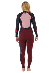 Rip Curl Women's 4/3mm Dawn Patrol Back Zip Fullsuit Wetsuit