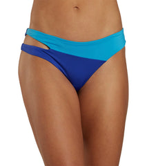 Nike Women's Swoosh Block Asymmetrical Bikini Bottom