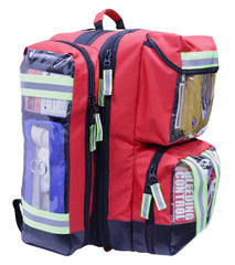 KEMP USA Ultimate EMS Backpack with Clear Pockets