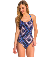 Hurley Tie Dye Maze One Piece Swimsuit