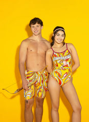 Sporti Groovy Zodiac Sagittarius Thin Strap One Piece Swimsuit (22-44)