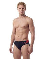 Nike Men's Hydrastrong Fly Colorblock Brief Swimsuit