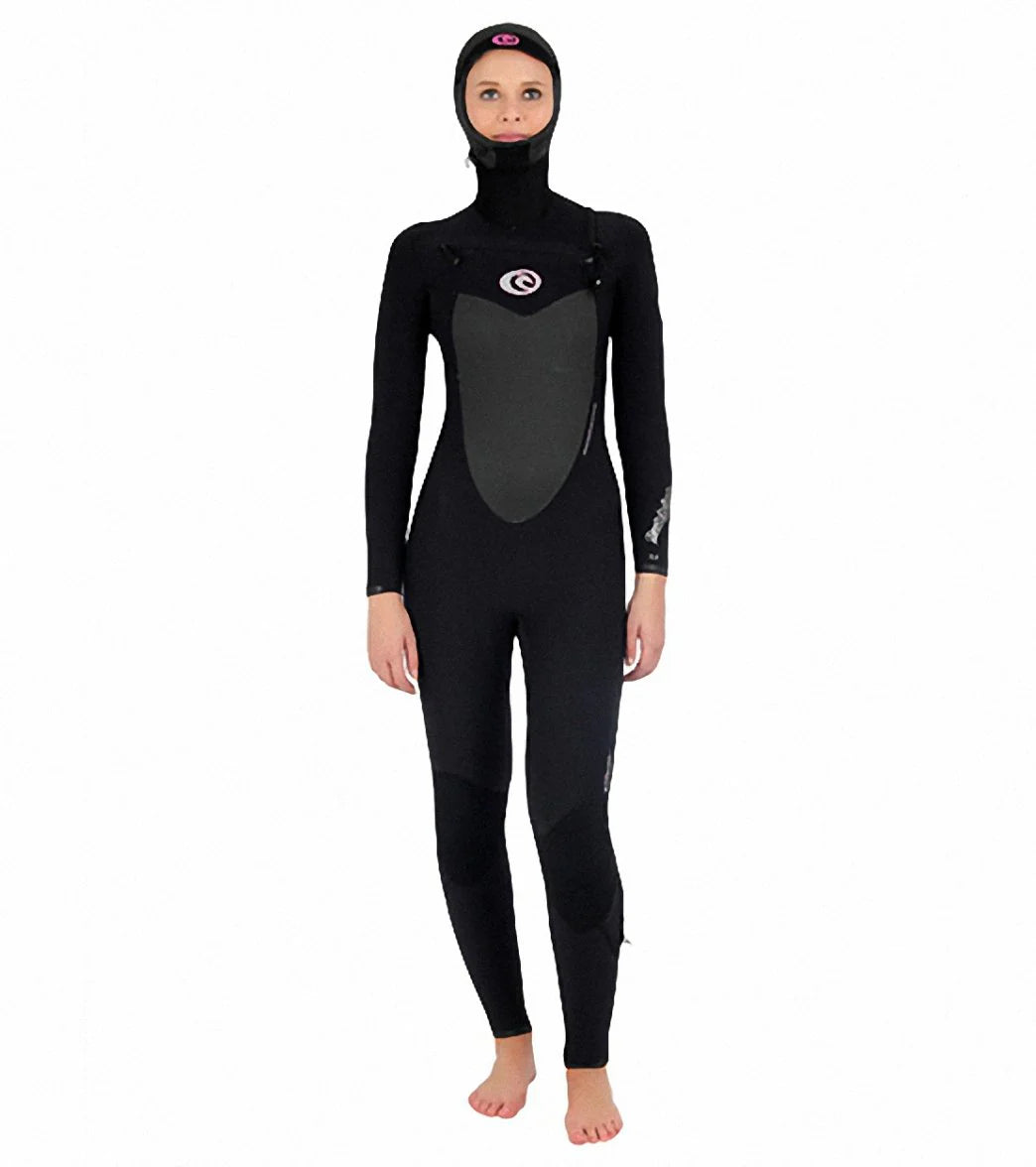 Rip Curl Women's Flash Bomb Hooded 5/4 MM Fullsuit