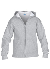 Gildan Youth Heavy Blend Full-Zip Hooded Sweatshirt