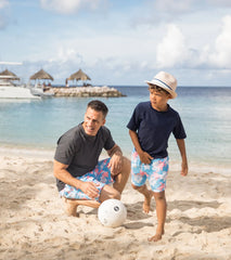 Snapper Rock Men's Turtle Tide Swim Trunks
