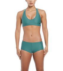 Nike Women's Hydralock Cheeky Kickshort Bikini Bottom