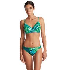 Lauren Ralph Lauren Women's Cartago Palms Twist Side Tab Hipster Bikini Bottom