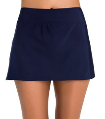 Penbrooke Solid Swim Skort