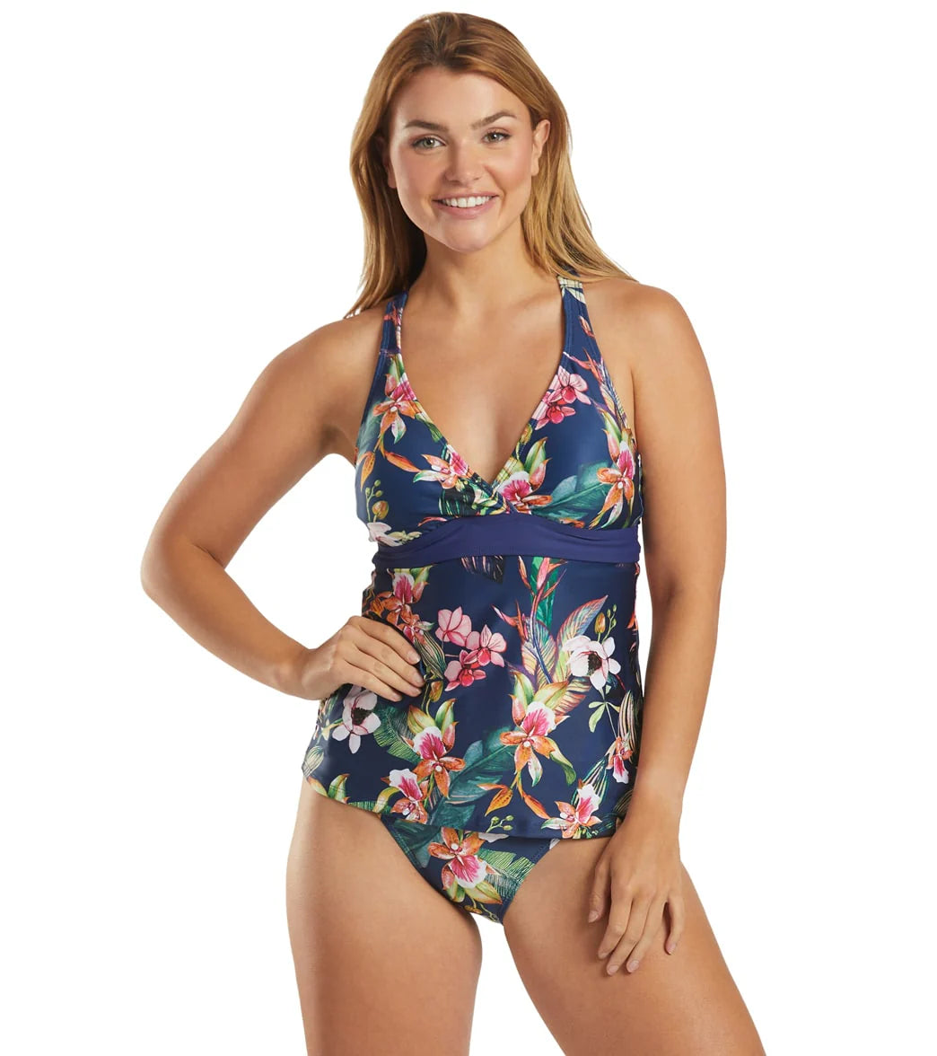 Next by Athena Women's Fuji Falls Sport Tankini Top (D-Cup)