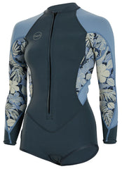 O'Neill Women's Bahia 2/1mm Full Zip Long Sleeve Surf Suit