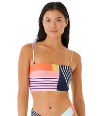 Rip Curl Women's Day Break Long Line Bandeau Bikini Top