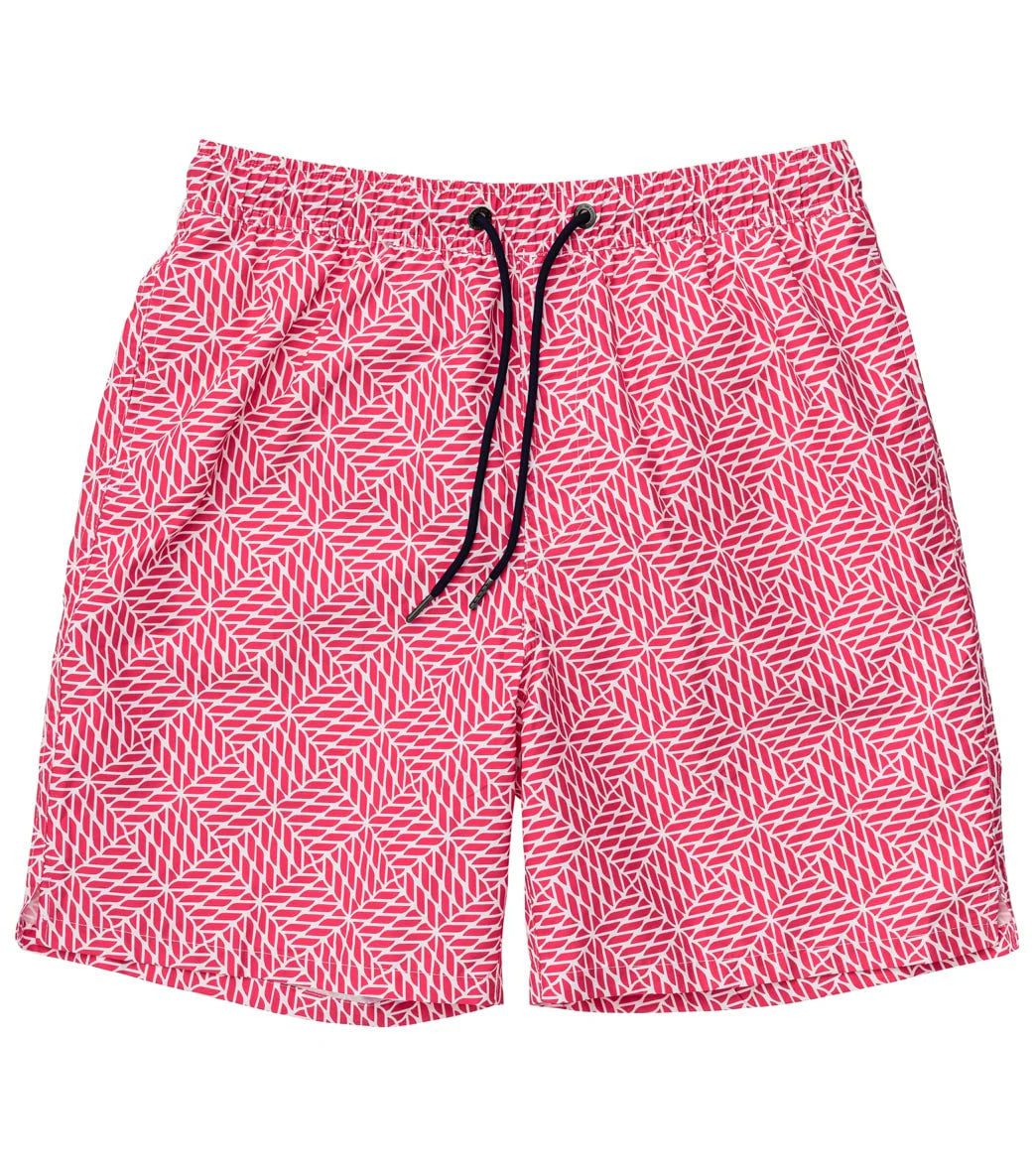 Snapper Rock Men's Nautical Knots Swim Trunks