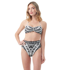 Trina Turk Women's Hula Molded Bandeau Bikini Top