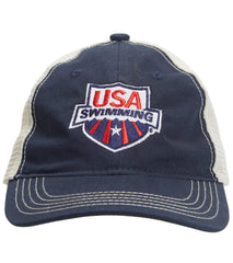 USA Swimming Mesh Back Cap