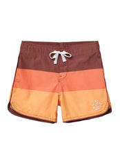 Seaesta Surf Boys' Scallop Triple Scoop Retro Flare Board Short (Toddler, Little Kid, Big Kid)